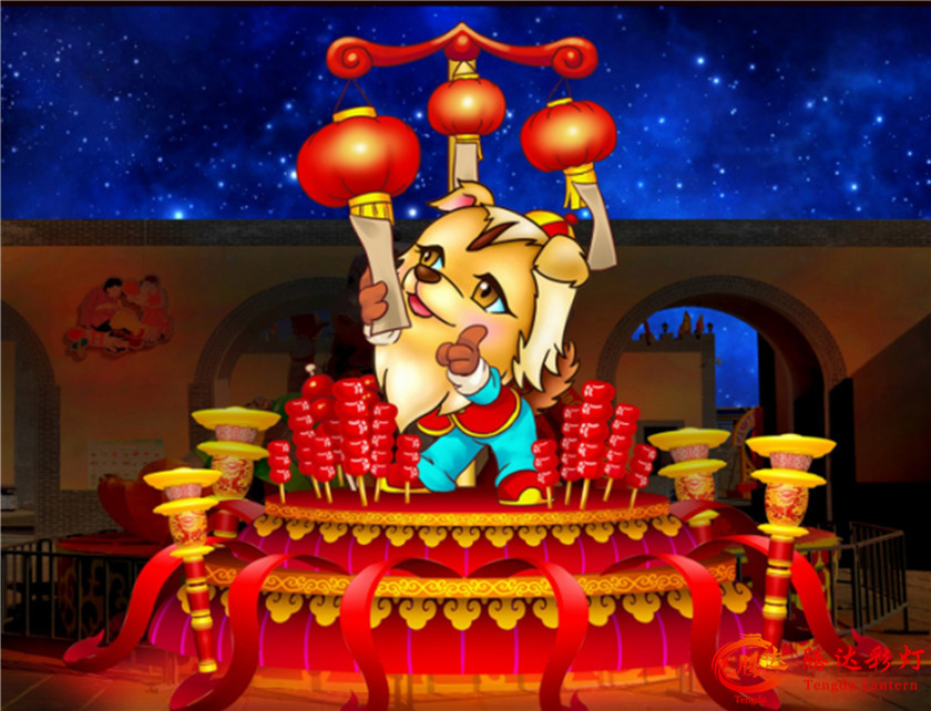 猜灯谜   舞龙灯